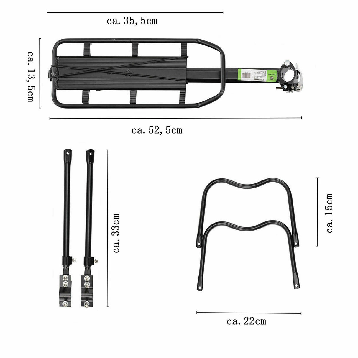ROCKBROS Rear Bike Luggage Rack