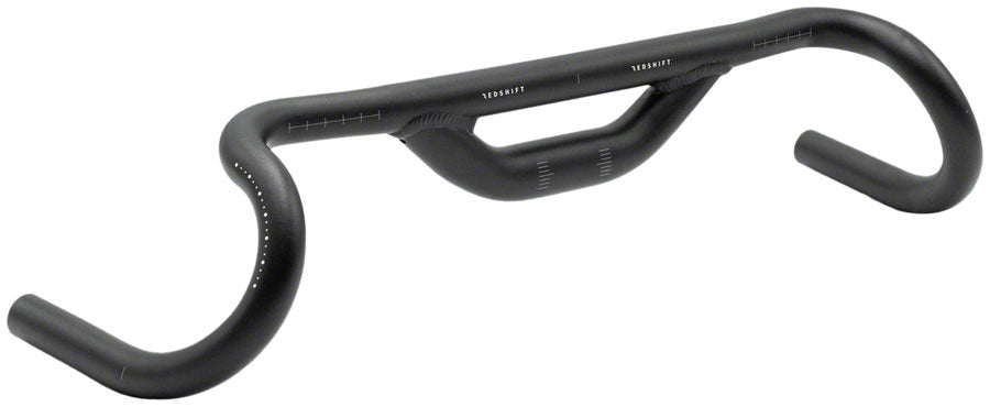 Redshift Sports Top Shelf Road Drop Handlebar - Aluminum 31.8mm 44cm 50mm Rise BLK