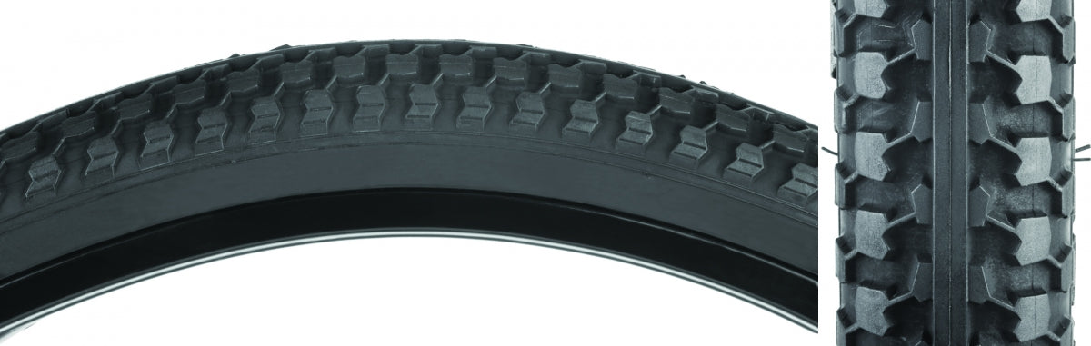 TIRE SUNLT 20x2.125 CST727 BK/BK RAISDCTR K52 WIRE
