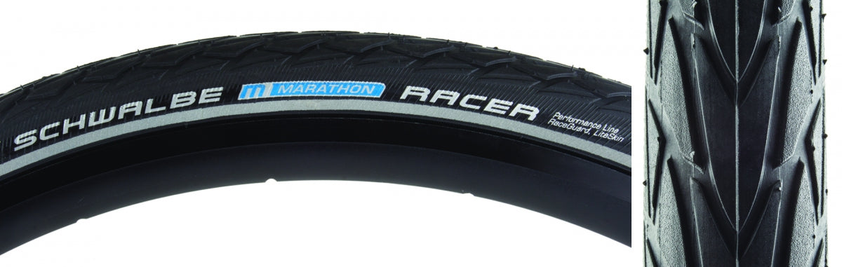 TIRE SWB MARATHON RACER 700x35 PERF LITE R-GUARD BK/BSK/REF SP-GRIP E25 WIRE