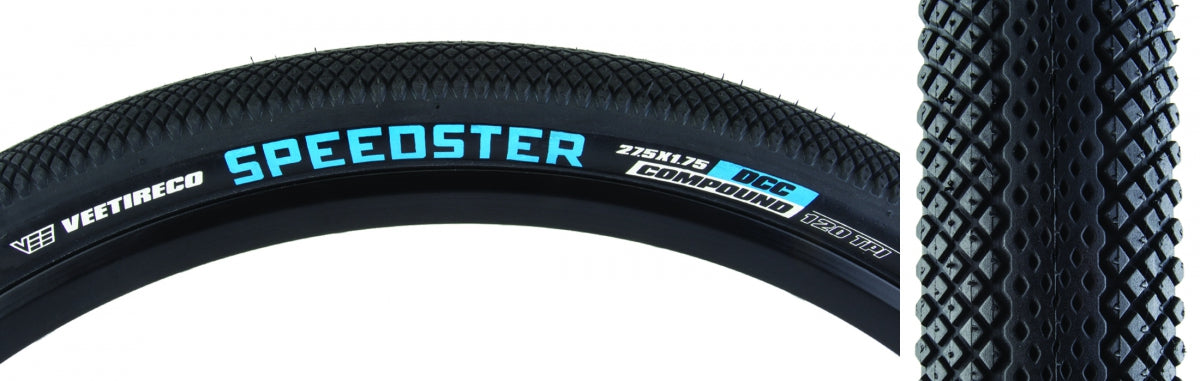 TIRE VEE SPEEDSTER 27.5x1.75 BK/BK FOLD/72/DCC/TLR/B-PROOF