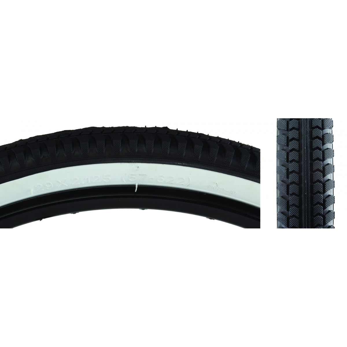 TIRE SUNLT 29x2.125 BK/WHT CRUISER A1072 WIRE