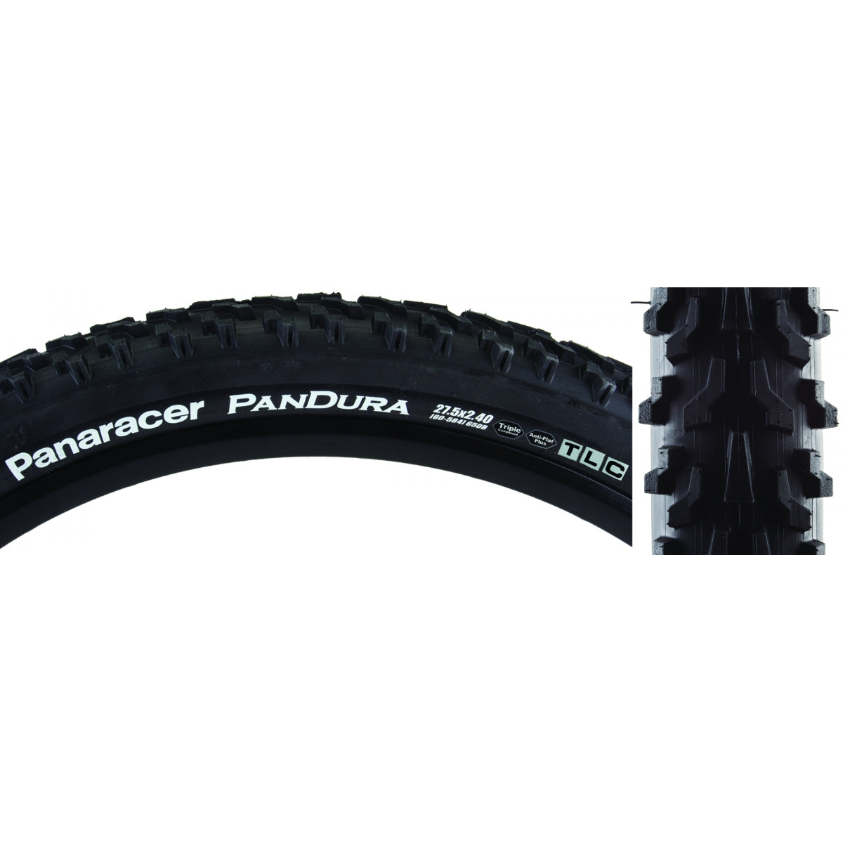 TIRE PAN PANDURA 27.5x2.4 TBLS FOLD BK/BK