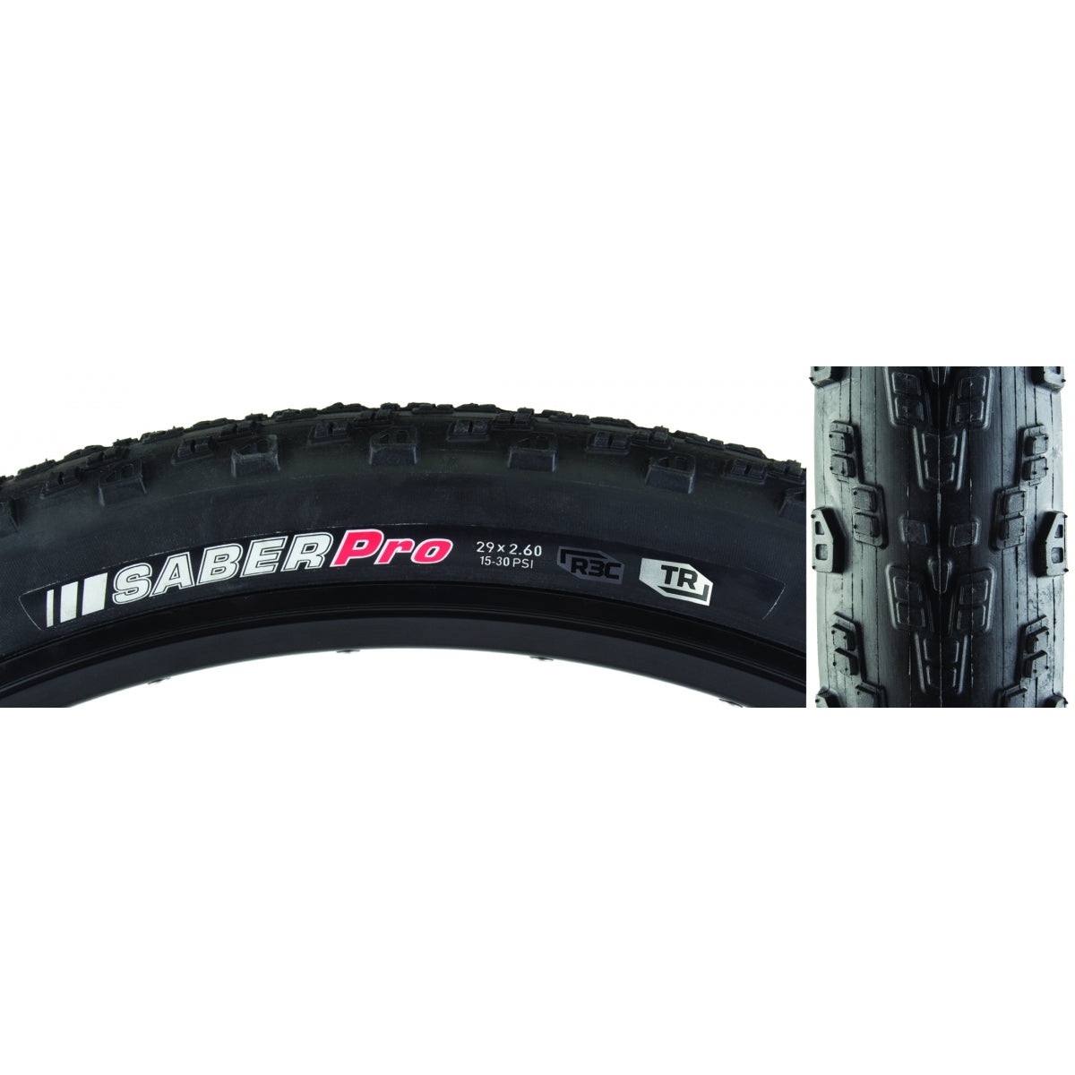 TIRE KEN SABER PRO 29x2.6 BK/BK R3C/TR/TR/120 FOLD 30psi