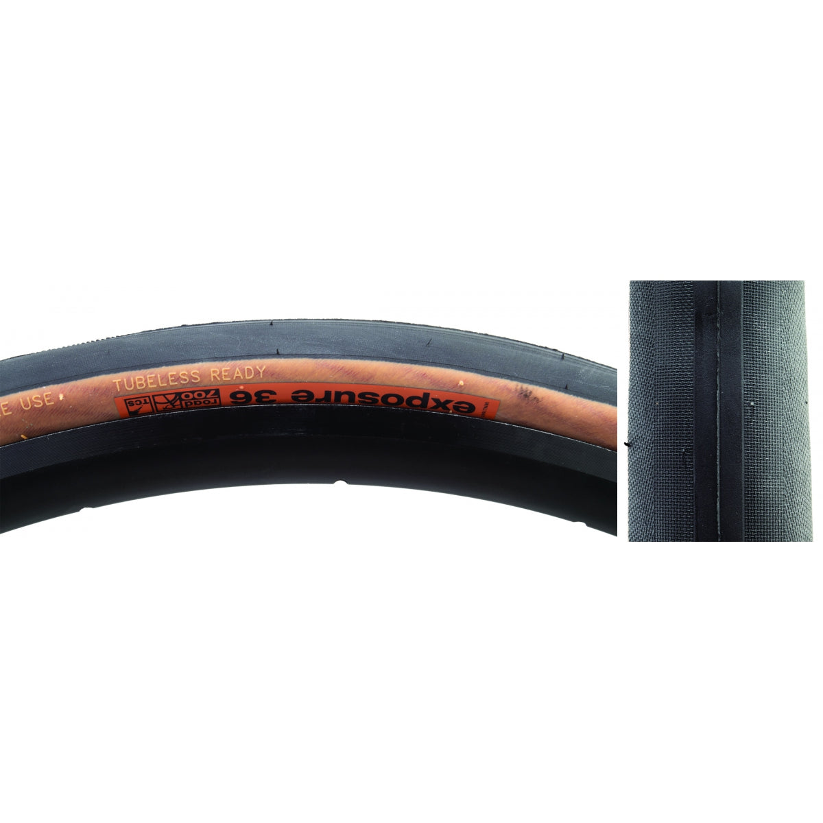 TIRE WTB EXPOSURE 700x36 BK/SK ROAD TCS FOLD
