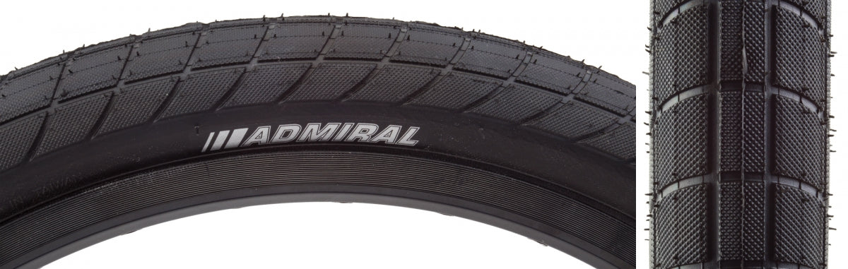 TIRE KEN ADMIRAL SPORT 20x2.35 BK/BK DTC/60 WIRE 100psi
