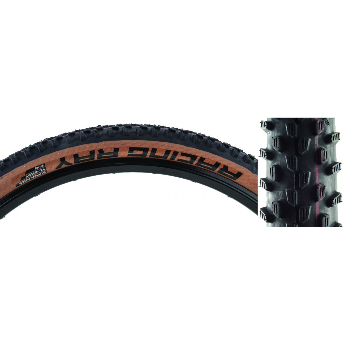 TIRE SWB RACING RAY 29x2.25 EVO S-RACE BK/TAN ADDIX SPEED TLR FOLD