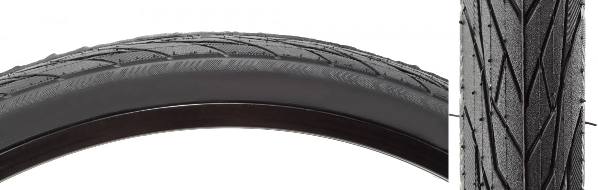TIRE SUNLT UTILIT 700x32 BK/BK CITY SLICK IV H481 WIRE