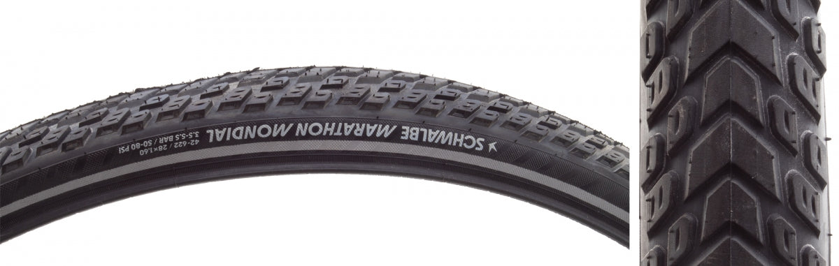 TIRE SWB MARATHON MONDIAL 700x42 PERF LITE R-GUARD BK/BSK/REF ADDIX E50 WIRE
