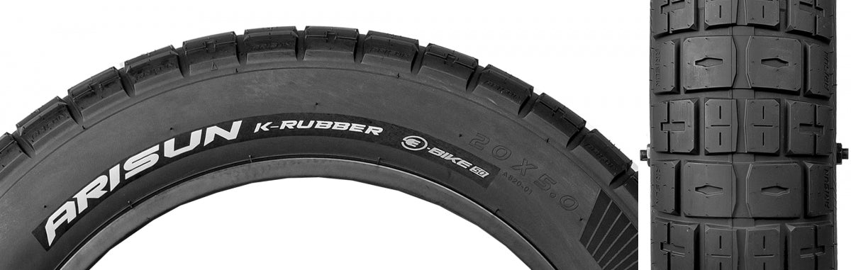 TIRE ARISUN SCALE KNIGHT 20x4.0 BK WIRE/60 E50
