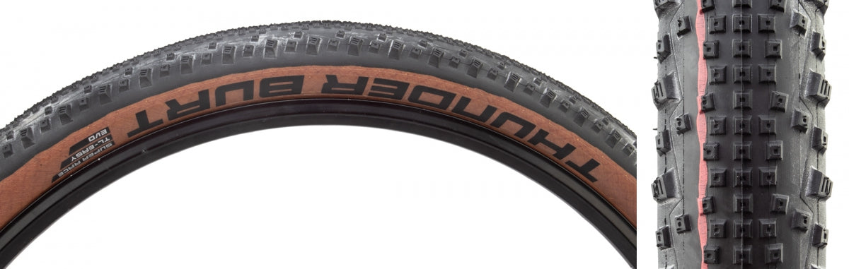 TIRE SWB THUNDER BURT 29x2.25 EVO S-RACE BK/TAN ADDIX SPEED TLR E25 FOLD