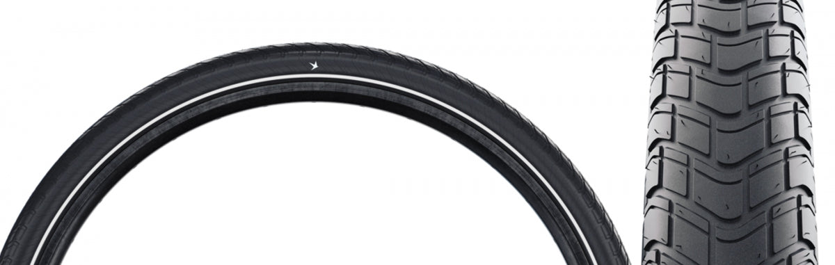 TIRE SWB MOTION BIG APPLE 26x2.35 PERF R-GUARD BK/BSK/REF ADDIX GRN E25 WIRE