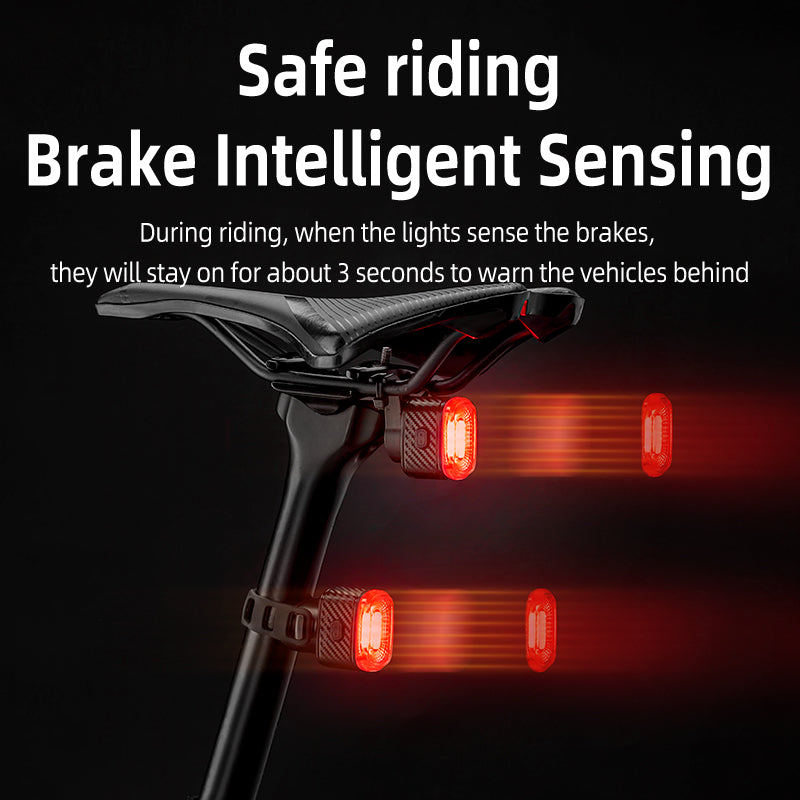 ROCKBROS 1000LM Cycling Lights Combo with Smart Brake Sensing