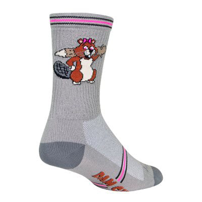 Crew Dam Girl 6" Socks, 5-9, Grey