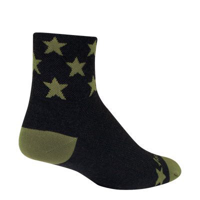 Scout Wool Crew 3" Socks, 9-13, Black