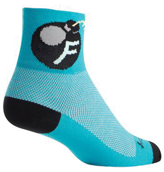 F'Bomb Socks 5-9, Blue/Black