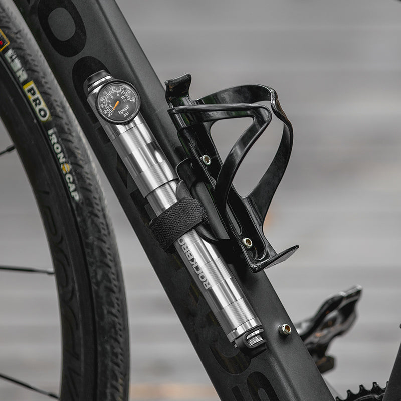ROCKBROS Ultralight Bike Tire Shock Mini Pump 160PSI High Pressure