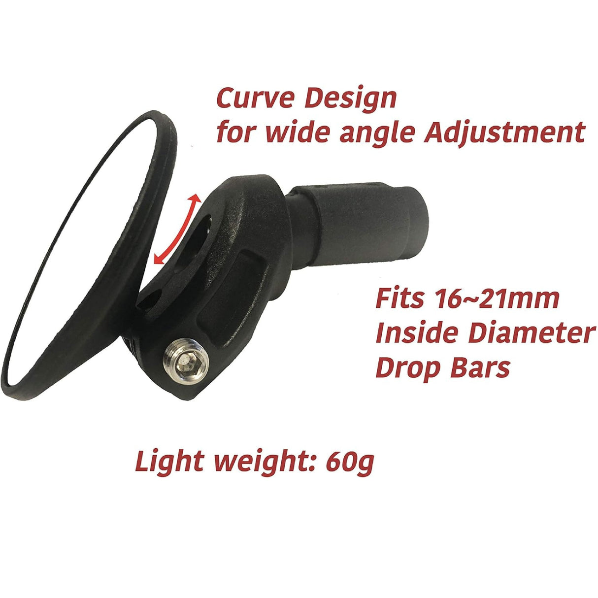 Rocket Drop Down Handlebar Mirror