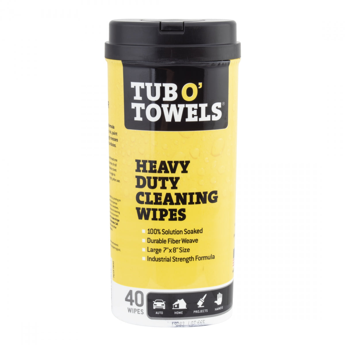 CLEANING TOWEL TUB O TOWELS HD WIPE CANISTER CNof40
