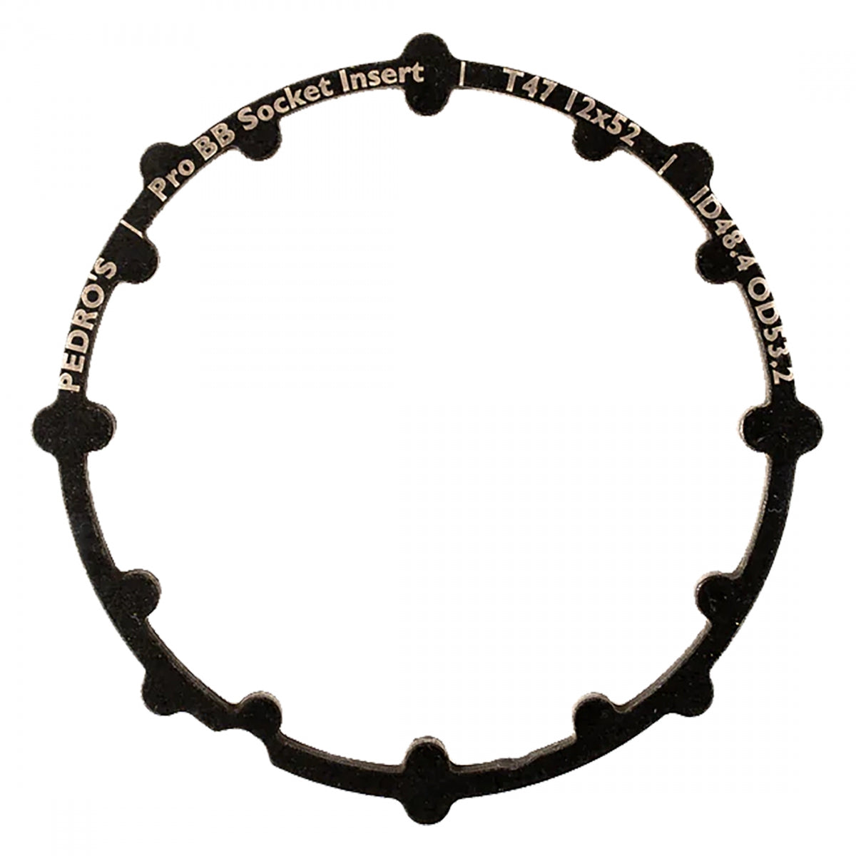 TOOL BB PEDROS PRO SOCKET CUP INSERT T47 12x52 BK