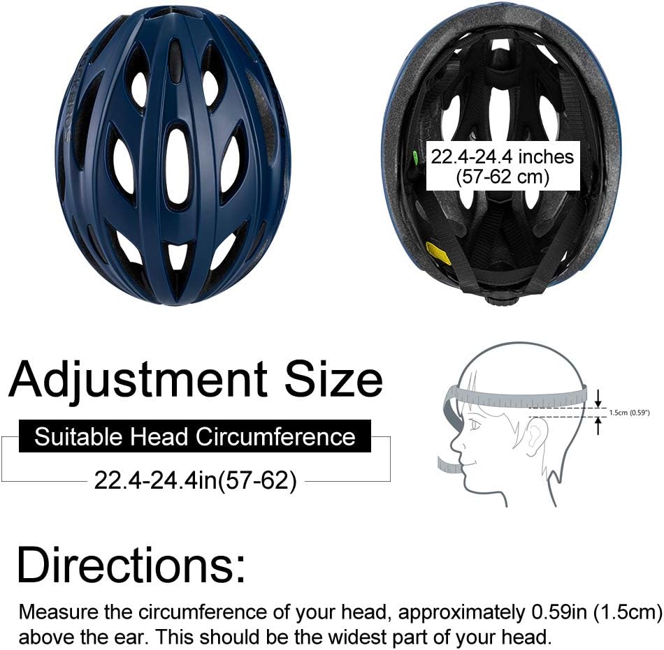 ROCKBROS Lightweight Cycling Helmet with Removable Goggles Sun Visor