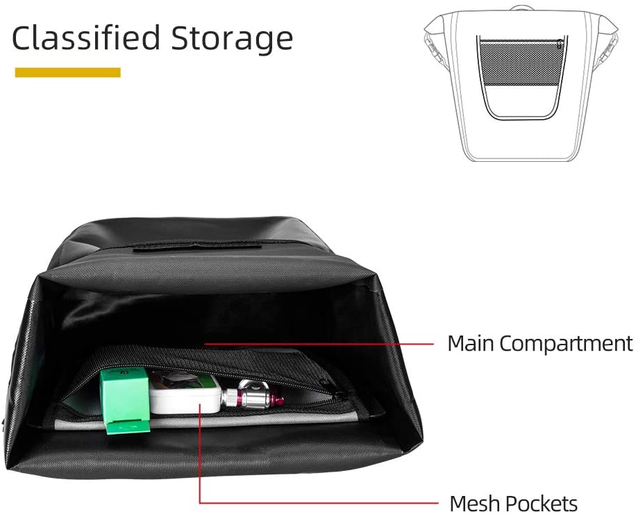 Std Bicycle Saddlebags Front Roller Panniers Bag