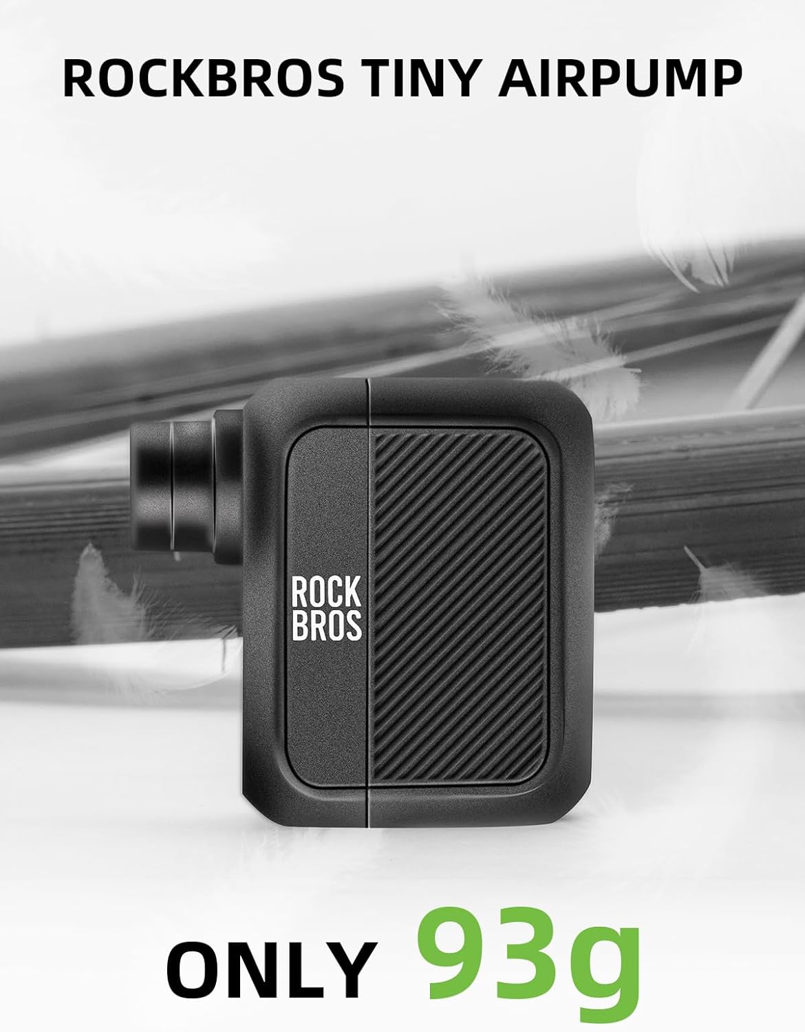 Mini Electric Bike Pump Portable 100 PSI with Type-C Charging