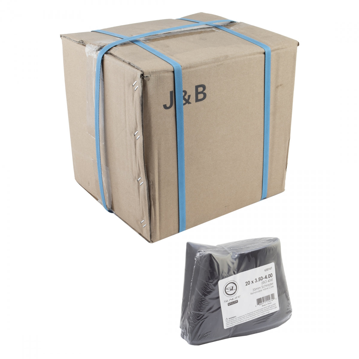 TUBE SUNLT UTILIT BULK 20x3.50-4.00 SV35BXof50 FFW106mm