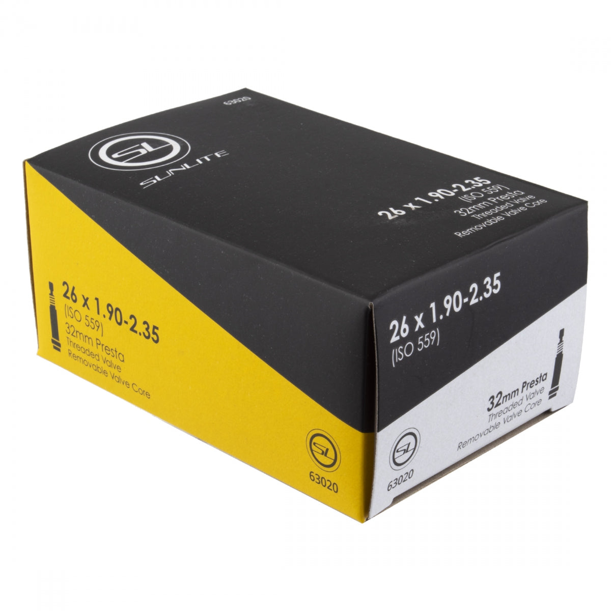 TUBE SUNLT 26x1.90-2.35 PV32/THRD/RC FFW 51mm