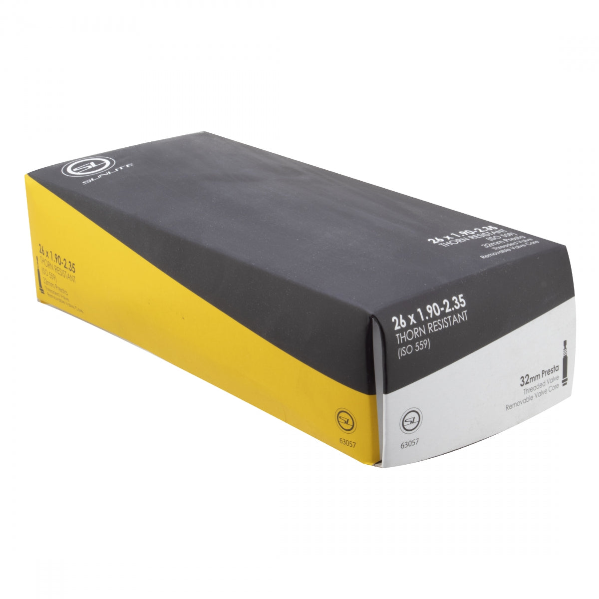 TUBE SUNLT THORN RES 26x1.90-2.35 PV32/THRD/RC FFW49mm