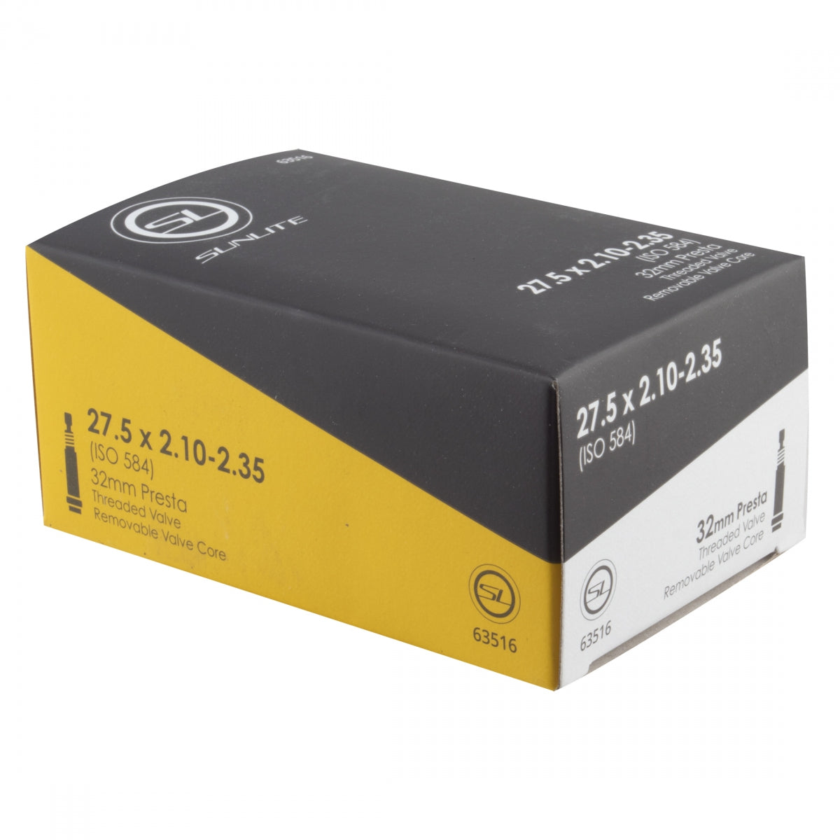 TUBE SUNLT 27.5x2.10-2.35 PV32/THRD/RC FFW56mm