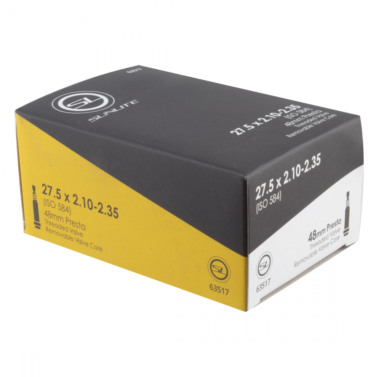 TUBE SUNLT 27.5x2.10-2.35 PV48/THRD/RC FFW56mm