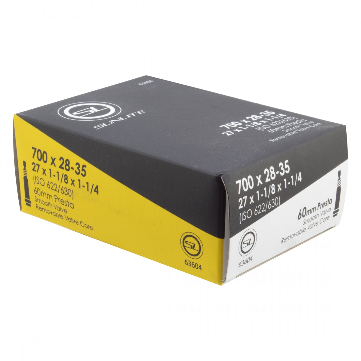 TUBE SUNLT 700x28-35 PV60/SMTH/RC (27x1-1/8x1-1/4) FFW30mm