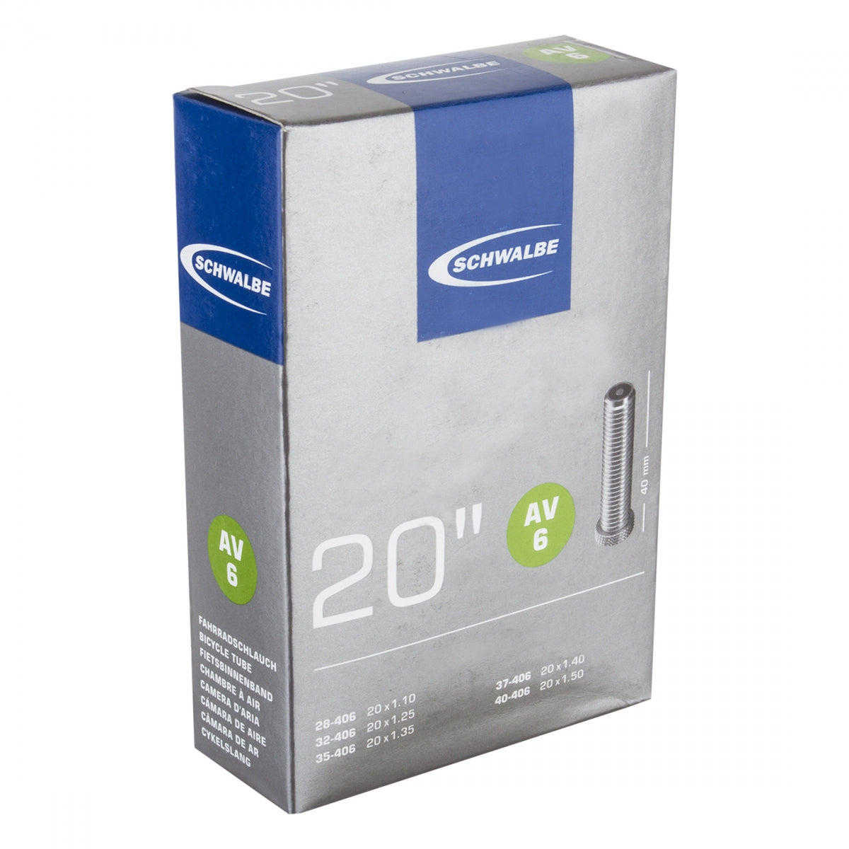 TUBE SCHWALBE 20 406x28/40 SV 40mm