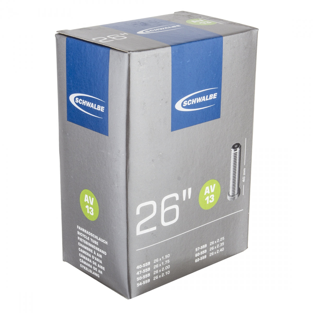TUBE SCHWALBE 26 559x40/62 SV 40mm