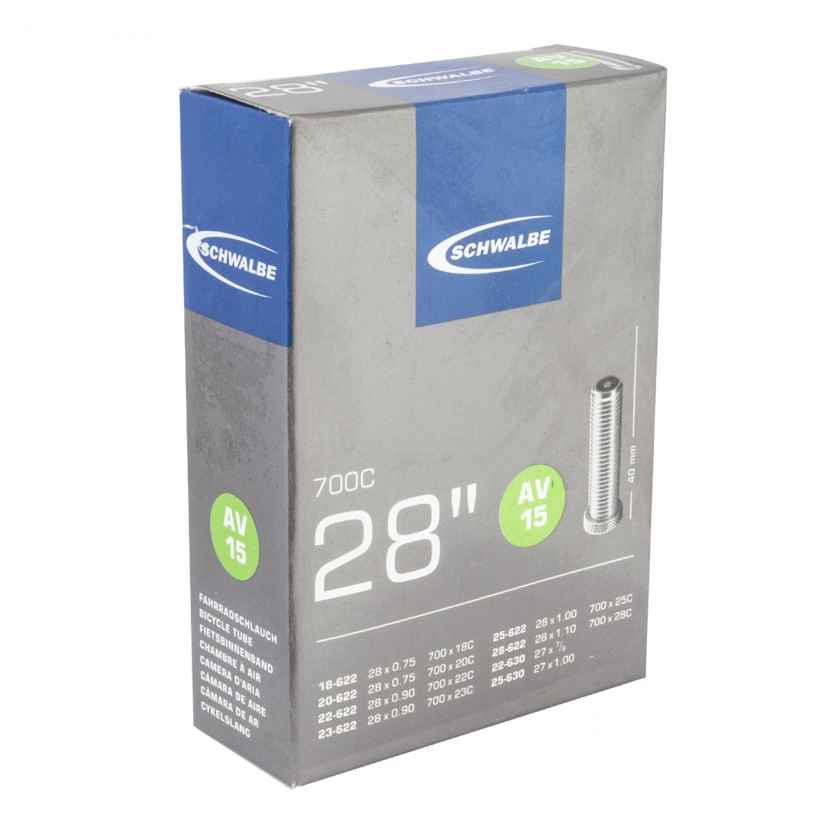 TUBE SCHWALBE 28 622/630x18/28 SV 40mm