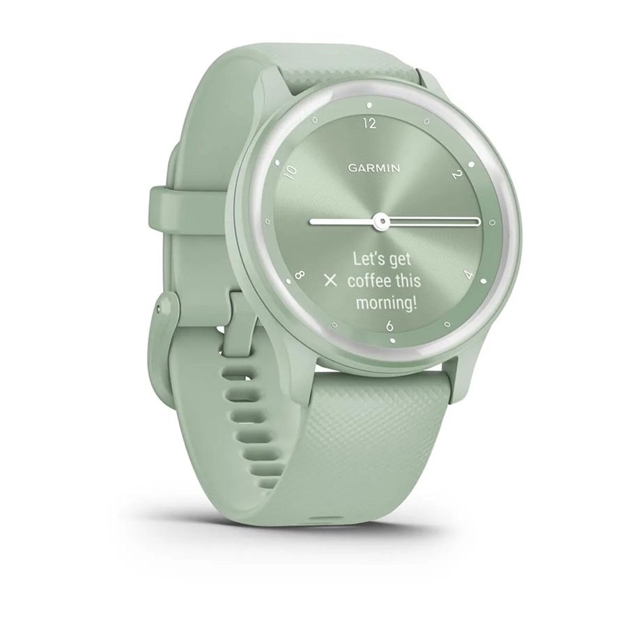 Garmin, vivomove Sport, Watch, Watch Color: Cocoa, Wristband: Cocoa - Silicone
