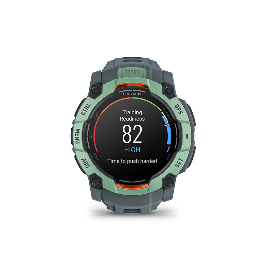 Garmin, Instinct 3 50mm AMOLED, Watch, Watch Color: Neo Tropic, Wristband: Twilight - Silicone