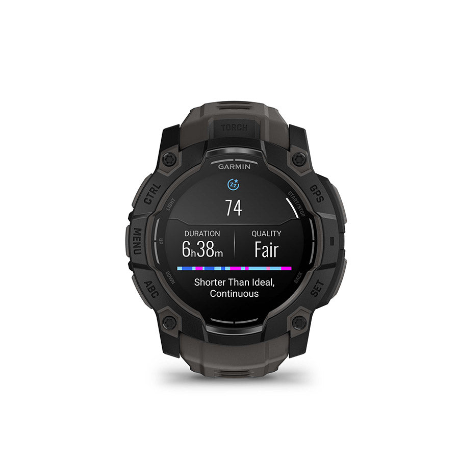 Garmin, Instinct 3 50mm AMOLED, Watch, Watch Color: Neo Tropic, Wristband: Twilight - Silicone