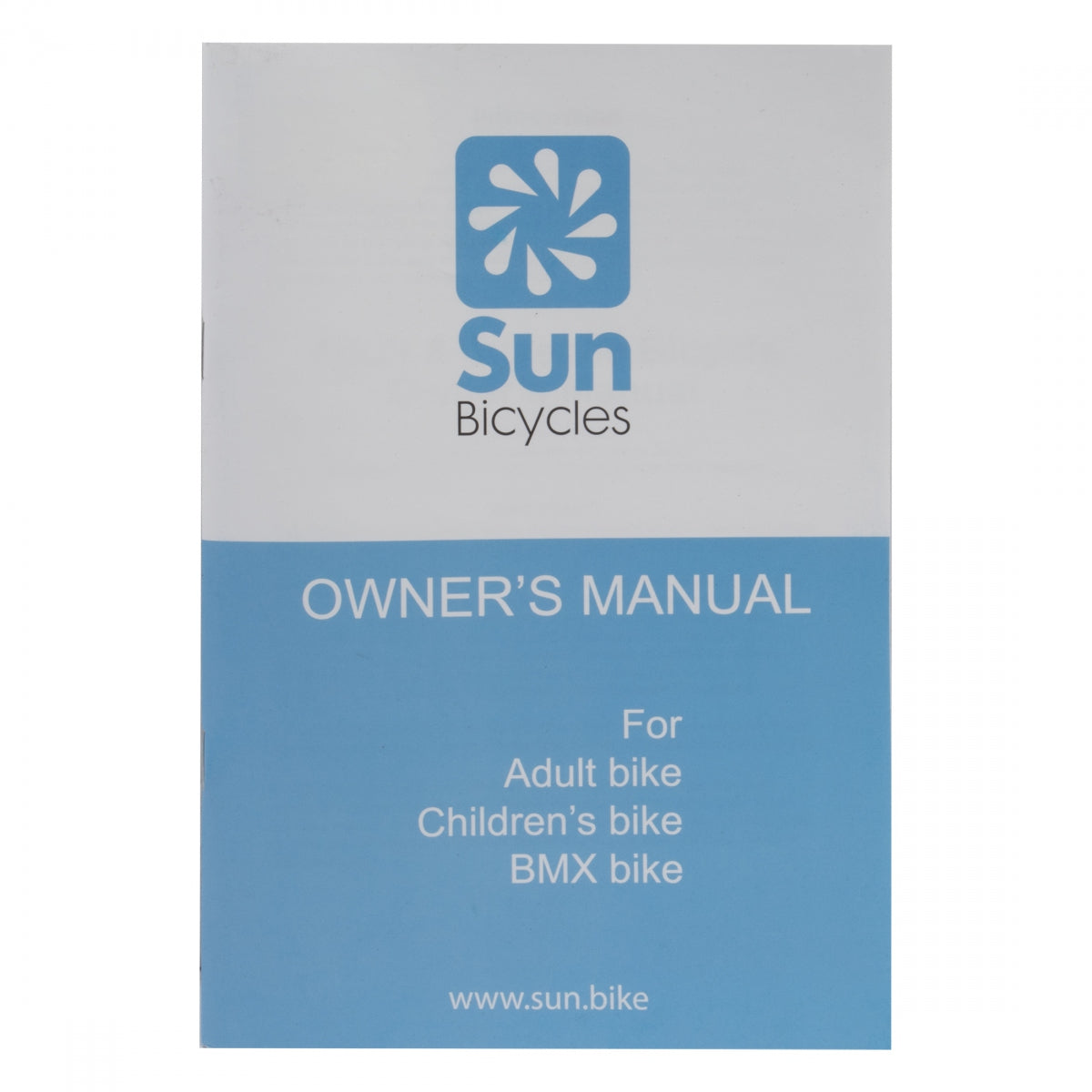 MANUAL REP SUN BICYCLE OWNERS MANUAL 2024