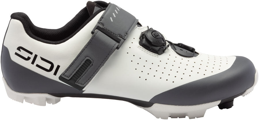SIDI Physis Mountain Clipless Shoes - Men's Ice White/Anthracite 43.5