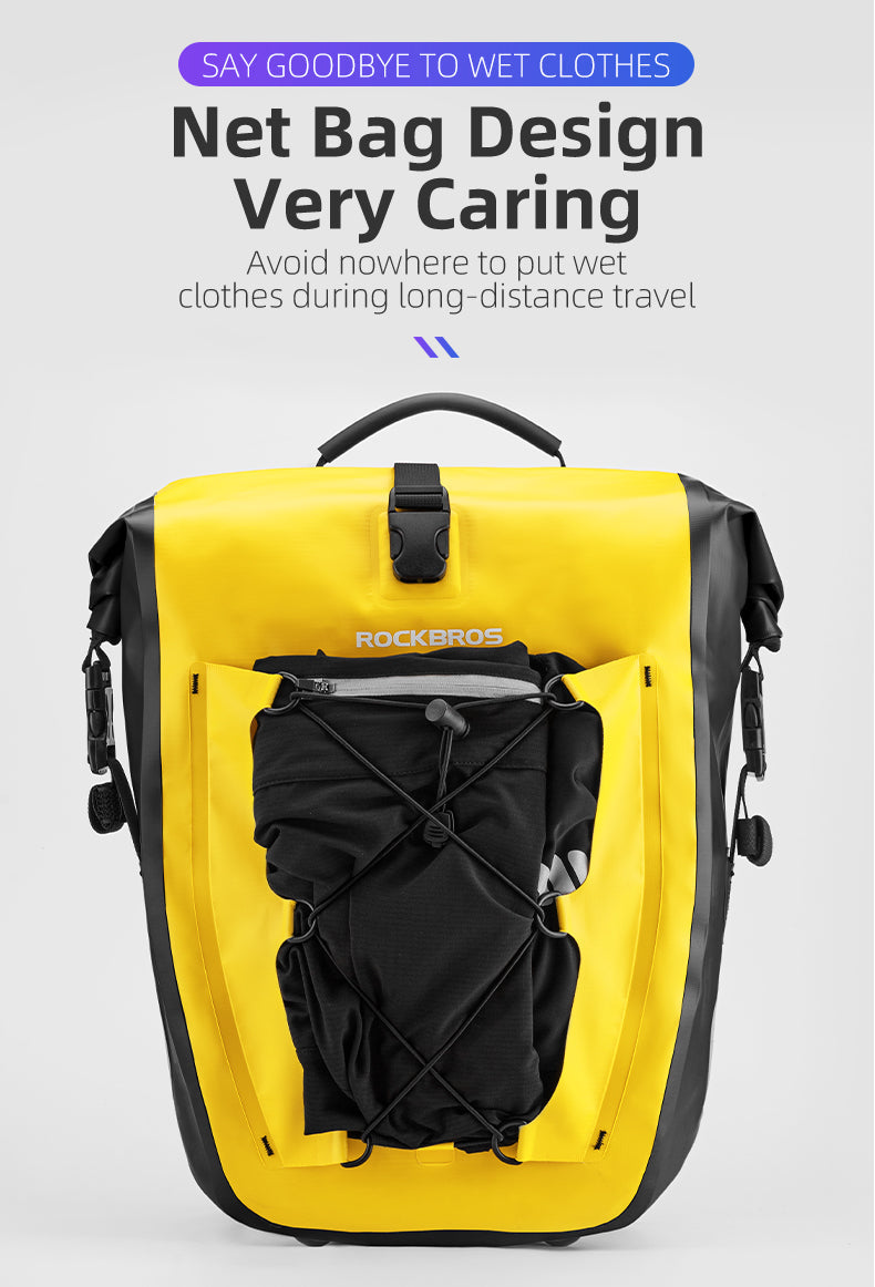 Deluxe Large Capacity Bicycle Saddlebag in Various Colours