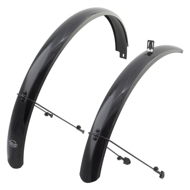 Planet bike Cascadia Pair Road 700C x 35mm Polycarbonate Stainless Steel Black 25mm / .98`