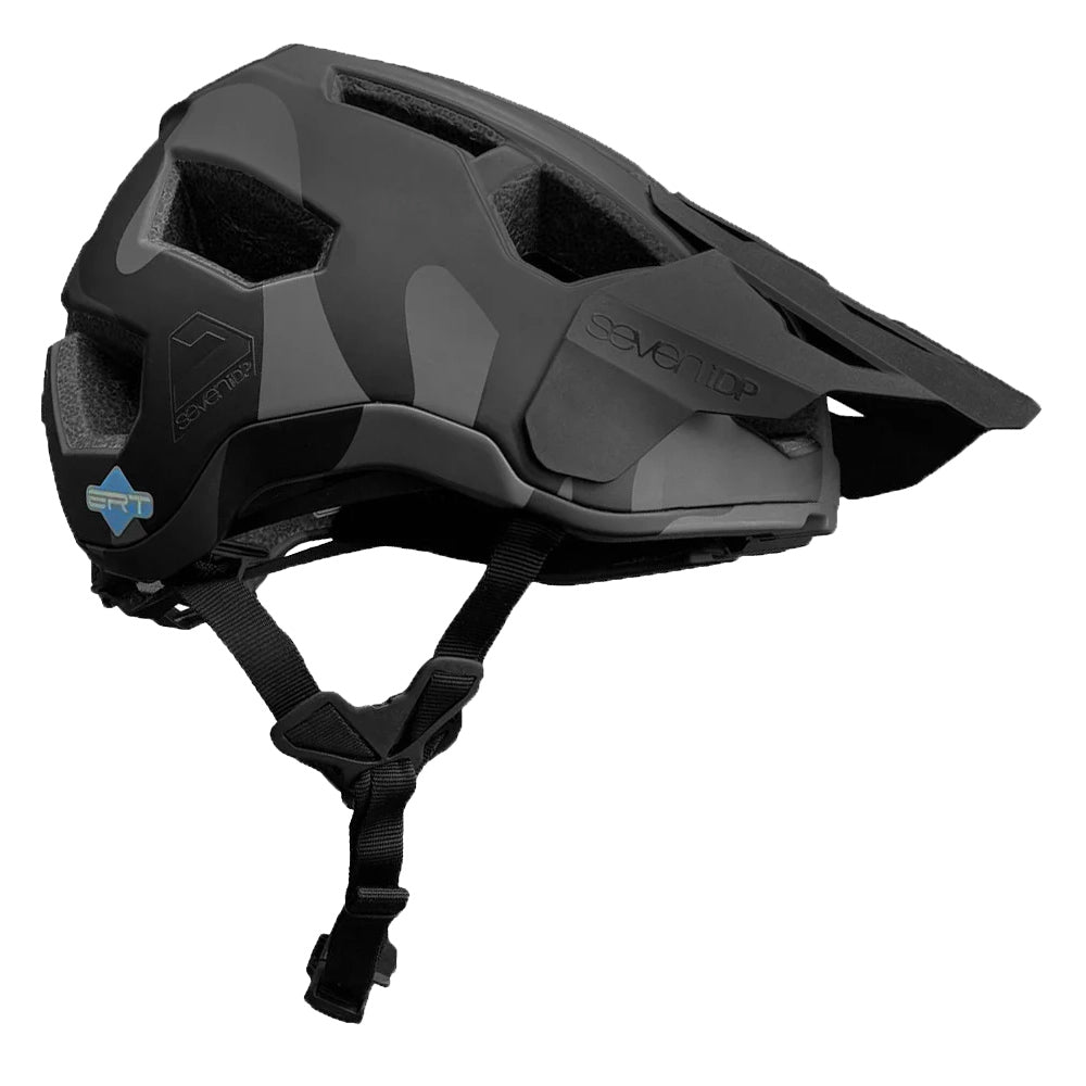 Project 21 Pro Trail Helmet , Matte Black Camo, XS/S