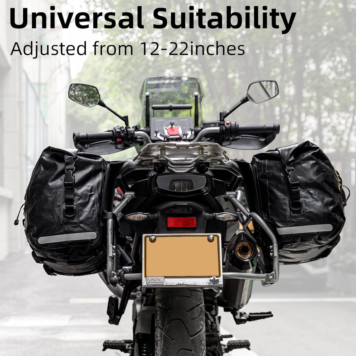 ROCKBROS 60L Waterproof Motorcycle Saddle Bags Durable Removable 2 PCS
