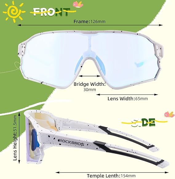 Kids Sports Glasses for Ages 8β14