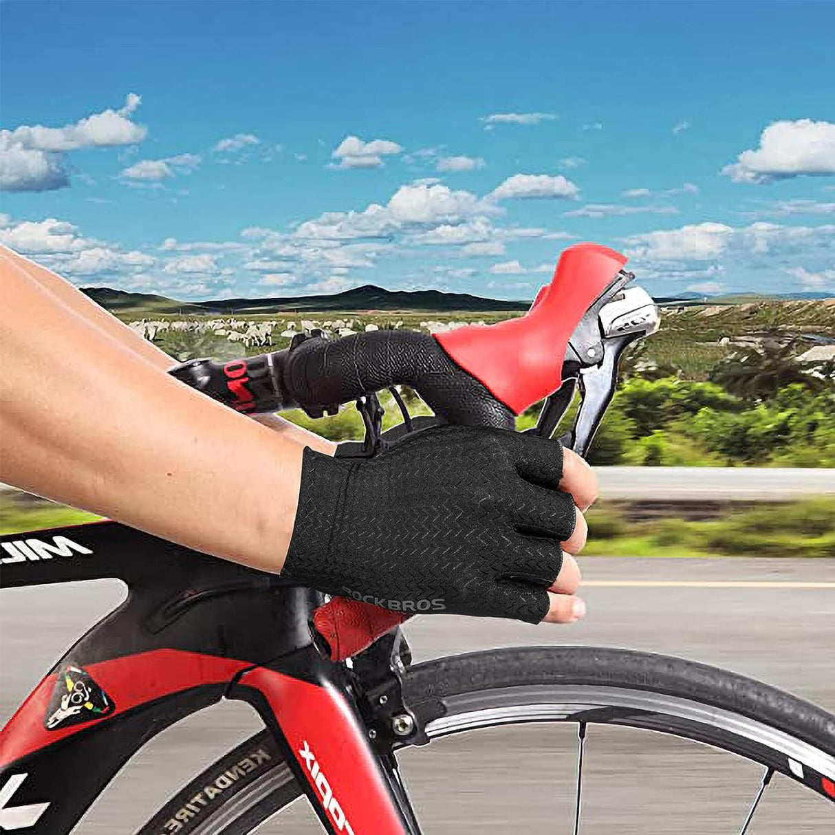 ROCKBROS Cycling Gloves Anti-Slip Breathable