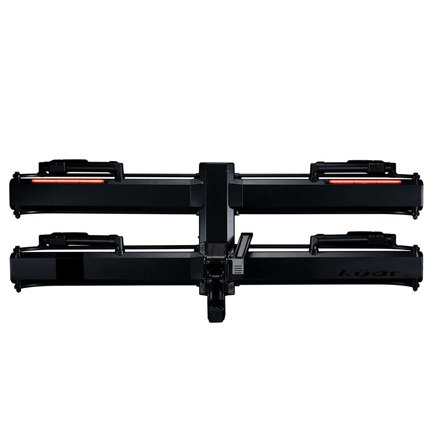 Piston Pro X Hitch Bike Rack - 2-Bike 2" Receiver LED Lights 4-Pin Plug Kashima Coat Galaxy Gray