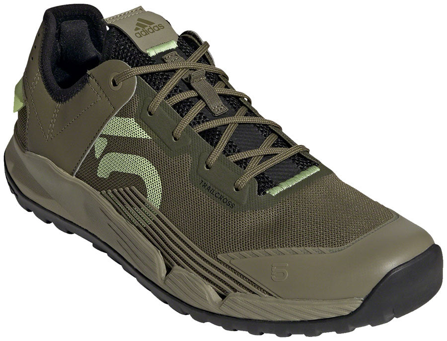 Five Ten Trailcross LT Flat Shoes - Men's Focus Olive/Pulse Lime/Orbit Green 7