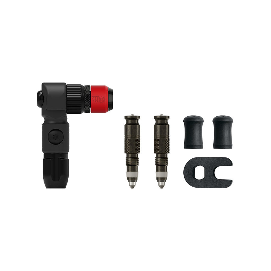 Lezyne, ABS Pro CLIK Chuck with valve cores